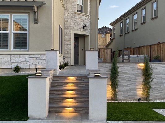 Photo of Vigorous Landscaping - Daly City, CA, US. Front Courtyard