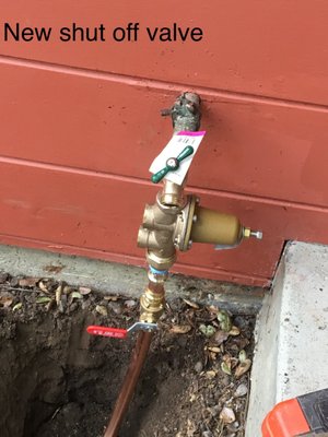 Photo of Pacific Drain & Rooter Service - El Sobrante, CA, US. new shut off valve that works.  yay!