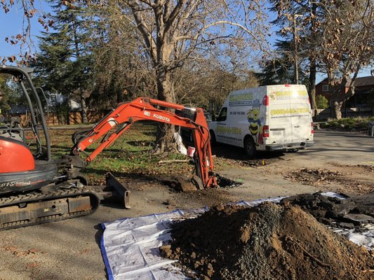 Photo of Small Jobs Plumbing, Inc. - Petaluma, CA, US. Sewer replacement West Marin County!