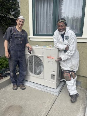 Photo of Atlas Heating - Oakland, CA, US. Installed Heat Pump in Piedmont