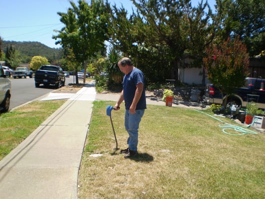 Photo of Don Nichols Plumbing - Napa, CA, US. I'm doing a pipe Location