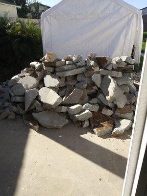 Photo of SA Junk Haul - San Marcos, CA, US. Concrete Removal and Recycle!