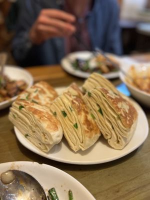 Photo of wonderful - Millbrae, CA, US. scallion pancakes