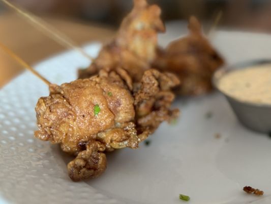 Photo of CreoLa - San Francisco, CA, US. Bacon Wrapped Oysters