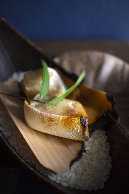 Photo of Kishimoto Japanese Kitchen - Vancouver, BC, CA. Sugi Ita Yaki