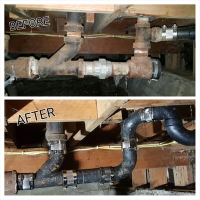 Photo of F&A Plumbing&Rooter - Pacifica, CA, US. Crawl space drain repair