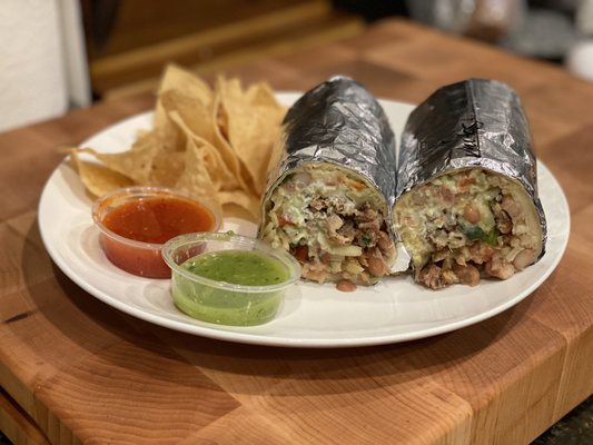 Photo of Island Taqueria - Alameda, CA, US. Carnitas Super Burrito