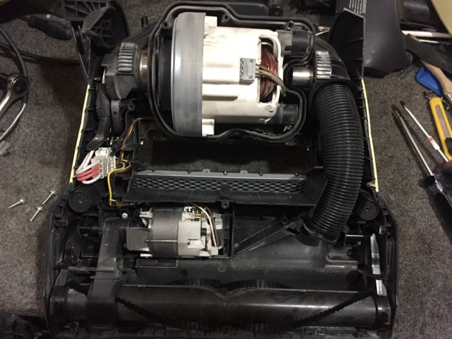 Photo of Reyes Vacuum Repair - Sunnyvale, CA, United States. My Miele opened up (BEFORE he literally takes the engine apart).