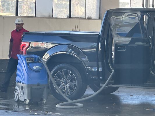 Photo of Tower Car Wash - San Francisco, CA, US. upholstery shampoo machine