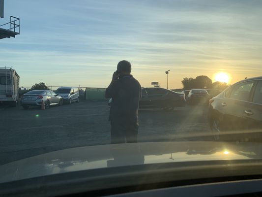 Photo of VIP Airport Parking - Oakland, CA, US. He stood here for almost 2 hours, refusing to let me leave.