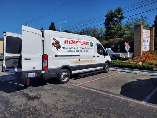 Photo of #1 Honest Plumber - Sunnyvale, CA, US. Nice and clean work truck!   :)