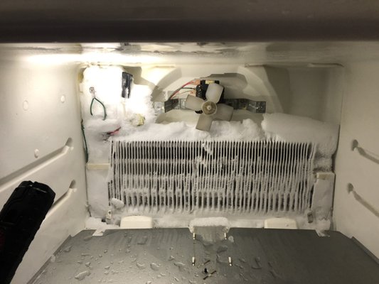 Photo of City Master Appliance Repair - Los Altos, CA, US. Refrigerator repair. Defrost thermostat replacement.