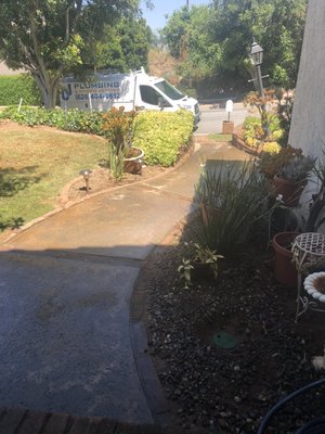 Photo of CJ Plumbing & Hydro Jetting - Hacienda Heights, CA, US. 4" Main sewer Pipe Floor Level Clean Out Installation.