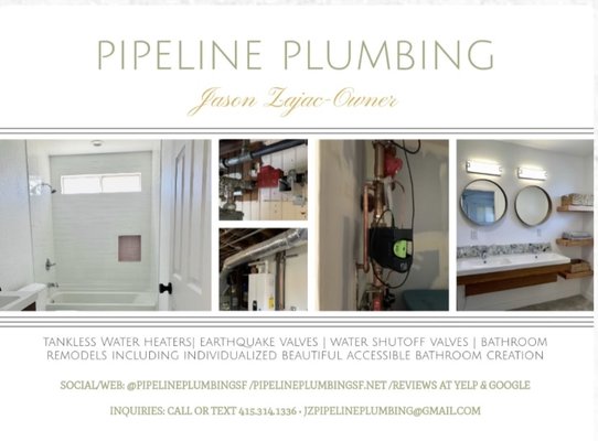Photo of Pipeline Plumbing - San Francisco , CA, US. Our flyer :)