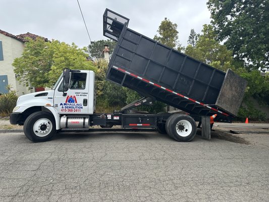 Photo of A&M Hauling & Demolition - San Francisco, CA, US. One of our dump trucks