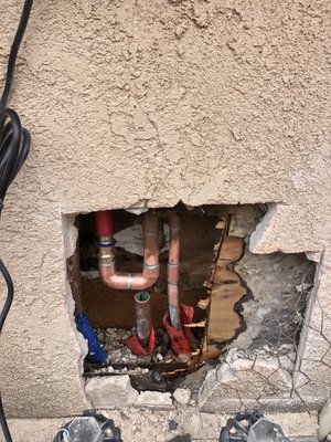 Photo of CJ Plumbing & Hydro Jetting - Hacienda Heights, CA, US. 3/4" Pex Hot water supply Reroute.              Between Water heater and Kitchen sink Manifold