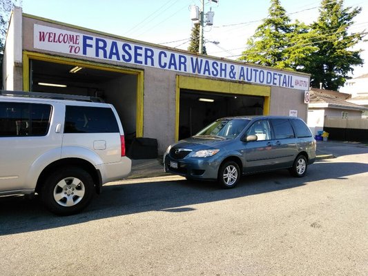 Photo of Fraser Car Wash & Auto Detail - Vancouver, BC, CA. Intrior shampoo and exterior wash.