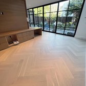 New Herringbone prefinished engineered installation