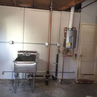 Photo of George Salet Plumbing - Brisbane, CA, US. New laundry and tankless