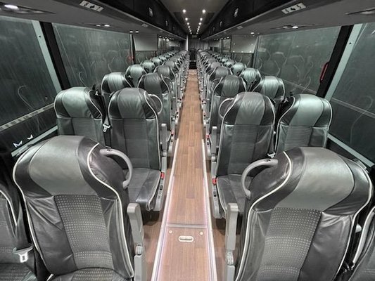 Photo of Umbrella Global Bus & Charter - San Francisco, CA, US. 56 Passenger Executive Motorcoach - perfect for company events, sports outings, large events