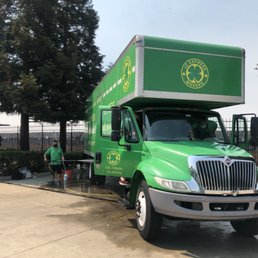 Photo of JC Express Movers - Walnut Creek, CA, United States. Washing and disinfecting the cab and truck