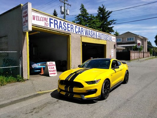 Photo of Fraser Car Wash & Auto Detail - Vancouver, BC, CA. Shelby Gt 2017! Mini detailed. Reg price 75$. Paid 25% off