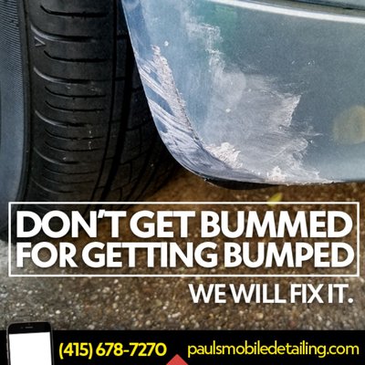 Photo of Paul's Mobile Detailing - San Francisco, CA, US. Bumper repair #bumperrepair