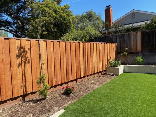 Photo of RB landscaping - Redwood City, CA, US. New Fence installation.