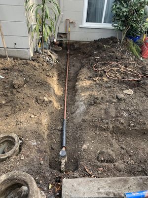 Photo of Marco Polo Plumbing - San Francisco, CA, US. New water line from the meter