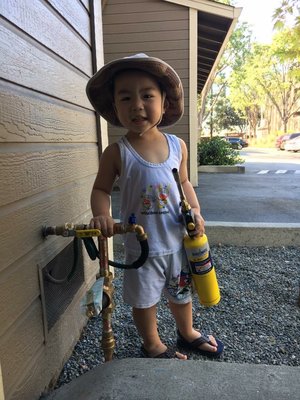 Photo of Handy Rooter & Plumbing - San Jose, CA, US. He got the skill, just need to focus on the integrity.