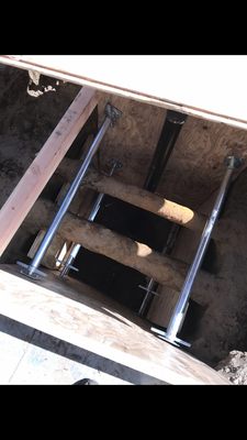 Photo of Everlast Plumbing - San Francisco, CA, US. Shoring for a 14' deep house trap replacement