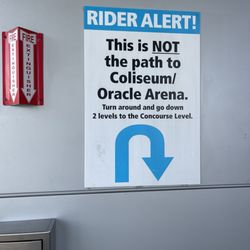 BART to OAK - Coliseum Station