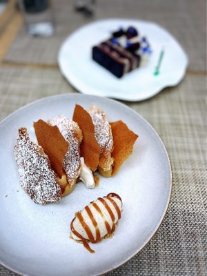 Photo of L'Abattoir - Vancouver, BC, CA. a plate of desserts on a table