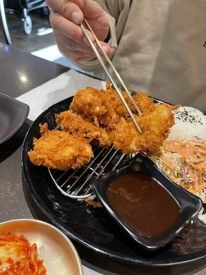 Photo of Shilla Korean Restaurant - Vancouver, BC, CA. K-style Chicken Cutlet