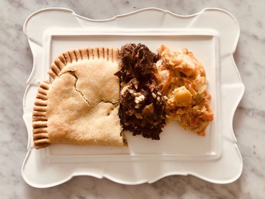 Photo of Kiss Yo Mama Jamaican Soul Food - Burnaby, BC, CA. veggie patty / oxtail / ital