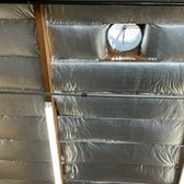 Warehouse ceiling insulation 