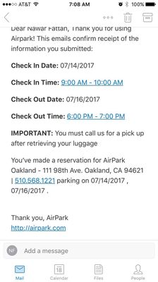 Photo of Airpark - Oakland, CA, US. Make a reservation, it's a small lot & will get filled quick.