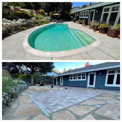 Photo of Costa Demolition - Pacifica, CA, US. Pool demolition and pavers instal in Benicia, CA