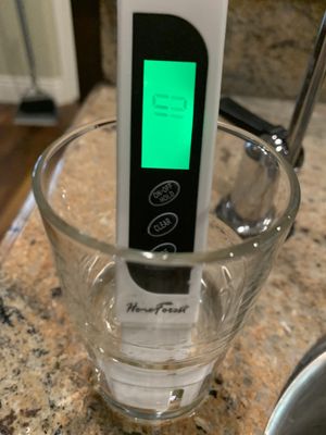 Photo of Rayne Water Conditioning - San Jose, CA, US. Total dissolved solids very low using Rayne Osmosis Filter under our sink.