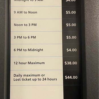 Parking rates 12/26/2022