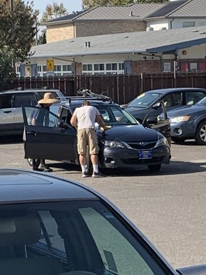 Photo of Auto World Fremont - Fremont, CA, US. They thoroughly cleaned the car so we could happily drive off into the sunset...