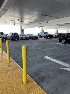 Photo of SFO Long Term Parking - San Francisco, CA, US. Empty Space EVEN THOUGH THEY MADE ME PARK MY CAR ON THE CURB