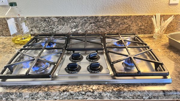 Photo of Guzman Appliance Repair Service - Hayward, CA, US. Gas cooktop not lighting but clicking