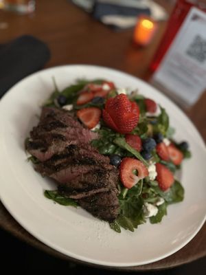 Photo of The Shady Lady Saloon - Sacramento, CA, US. Hanger Steak Salad (very good) 10/10