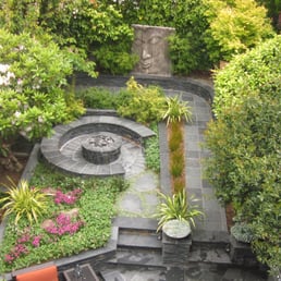 Photo of Forevergreen Landscape - San Francisco, CA, United States. A view from above of a Pacific Heights backyard