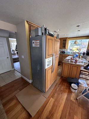 Photo of Gold Standard Appliance Repair - South San Francisco, CA, US. Removal Built In Refrigerator
