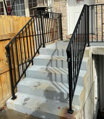 Photo of R & A Welding - Brooklyn, NY, US. Metal #handrail #rnawelding #rnaironwork 3472490625 call us ask for anthony  #metalhandrail