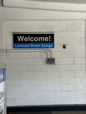 Photo of Lombard Street Garage - San Francisco, CA, US. Entrance outside