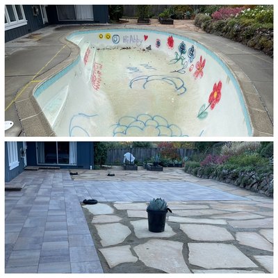 Photo of Costa Demolition - Pacifica, CA, US. Pool demolition and pavers instal in Benicia, CA