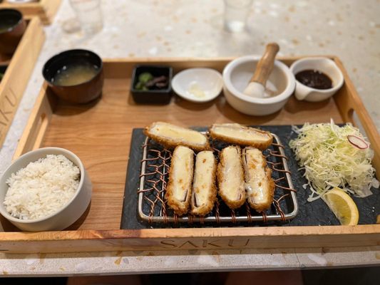 Photo of Saku - Vancouver, BC, CA. Cheese Katsu Pork